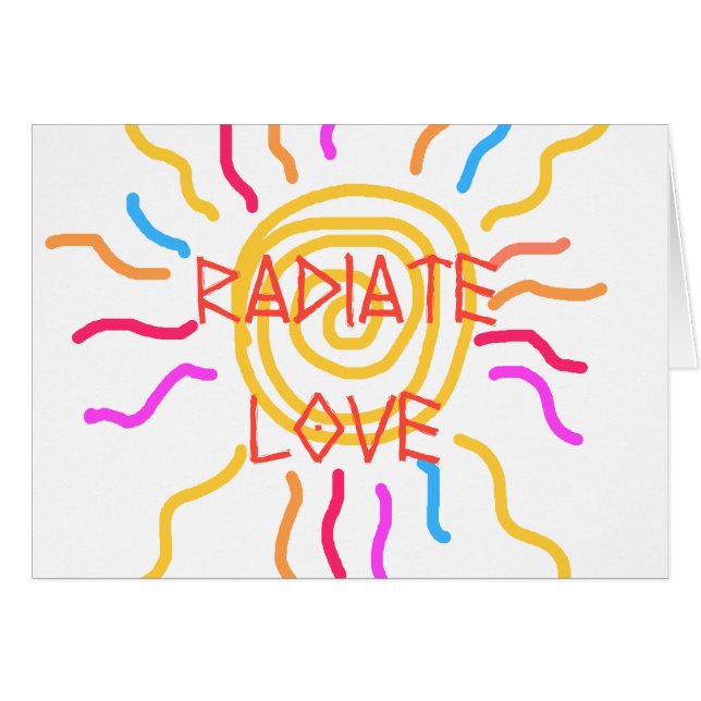 Radiate Love Sun (Voorkant Horizontaal)