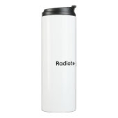 Radiate positive energy thermosbeker (Gedraaid links)
