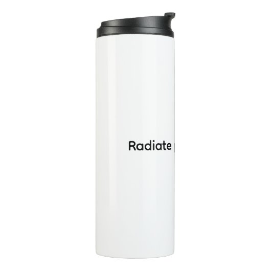 Radiate positive energy thermosbeker (Gedraaid links)