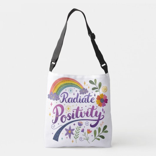 Radiate Positivity-Canvas tas (Achterkant)