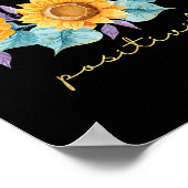 Radiate Sitivity _ Flowers _ Motivation Kindness  Poster (Hoek)
