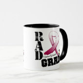 Radiatie-Afstudeerder voor topnecterkanker Mok (Voorkant rechts)