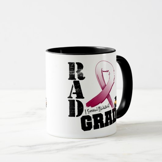 Radiatie-Afstudeerder voor topnecterkanker Mok (Voorkant rechts)