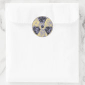 Radiatie -cl-dist ronde sticker (Tas)