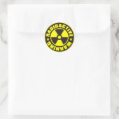 Radiatie_S Ronde Sticker (Tas)