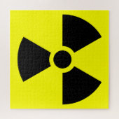 Radiatie Sign Jigzaag Puzzle Legpuzzel (Horizontaal)