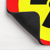 Radiatie Sign Mousepad Muismat (Hoek)