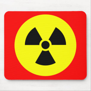 Radiatie Sign Mousepad Muismat
