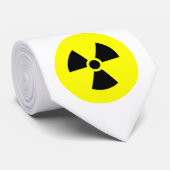 Radiatie Sign White Stropdas (Opgerold)