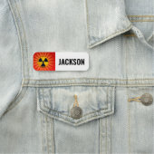 Radiatie-symbool Naamplaatje (In situ)