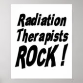 Radiatie Therapisten Rock! Poster afdrukken (Voorkant)