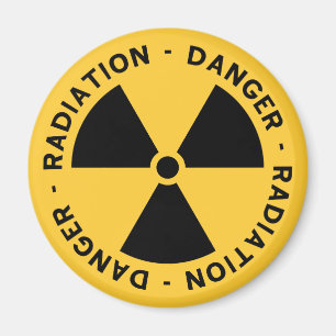 Radiatiesymbool Magnet
