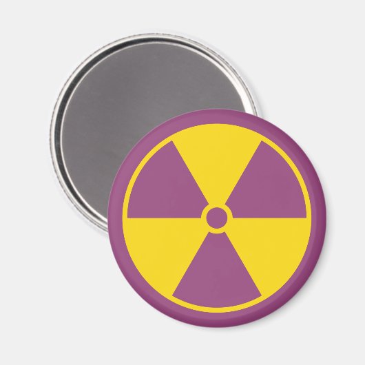 Radiatiesymbool Magnet (Voorkant / Achterkant)