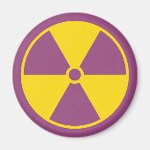 Radiatiesymbool Magnet (Voorkant)