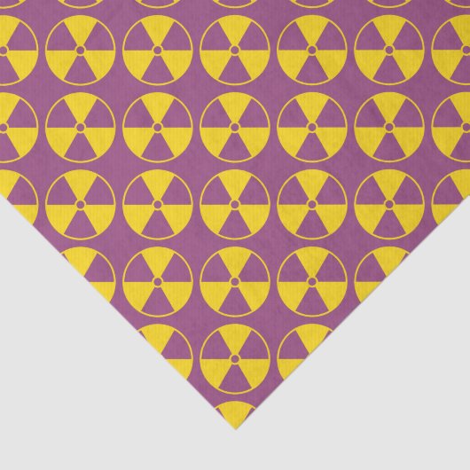 Radiatiesymbool Patroon Tissuepapier (Detail)
