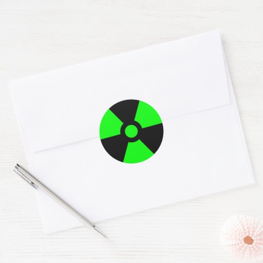 Radiatiesymbool sticker (Envelop)