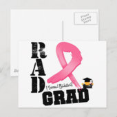 Radiatietherapie voor borstkanker RAD Afstudeerder Briefkaart (Voorkant / Achterkant)