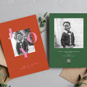 Radiating Joy Holiday fotokaart Feestdagenkaart