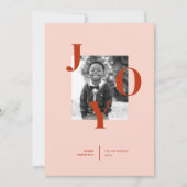 Radiating Joy Holiday fotokaart Feestdagenkaart (Voorkant)