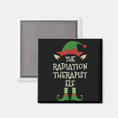 Radiation Therapeut Elf Familie Kerst Matching Magneet (Voorkant / Achterkant)