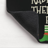 Radiation Therapeut Elf Familie Kerst Matching Muismat (Hoek)