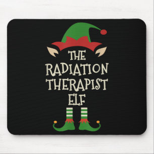 Radiation Therapeut Elf Familie Kerst Overeenkomen Muismat