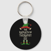 Radiation Therapist Elf Family Christmas Matching  Sleutelhanger (Voorkant)
