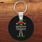 Radiation Therapist Elf Family Christmas Matching  Sleutelhanger (Voorkant)