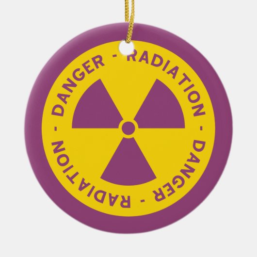 Radiation Warning Ornament (Voorkant)