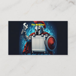 Radiator Specialist Plumber Business Card  Visitekaartje