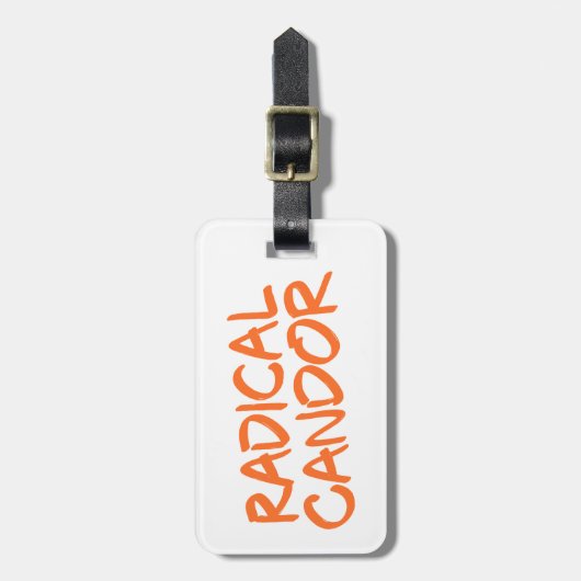 Radicaal Bagagelabel (Voorkant verticaal)