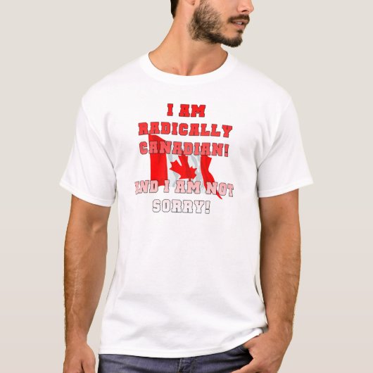 Radicaal Canadees T-shirt (Voorkant)