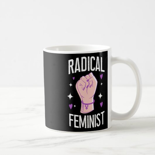 Radicaal feministisch 1 koffiemok (Rechts)