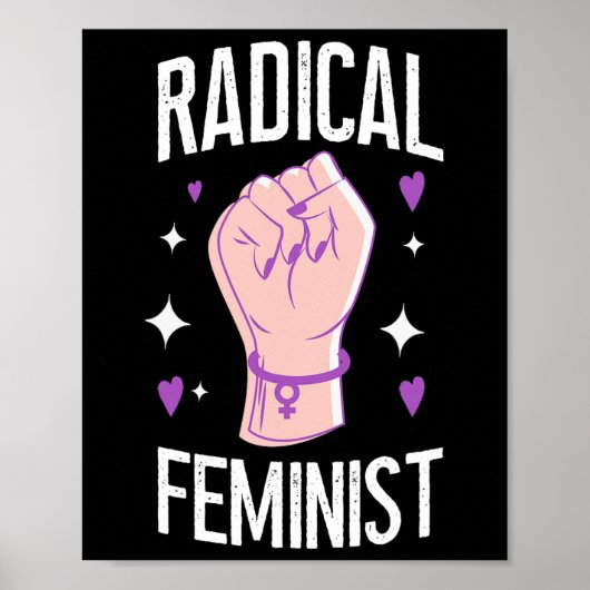 Radicaal feministisch 1 poster (Voorkant)