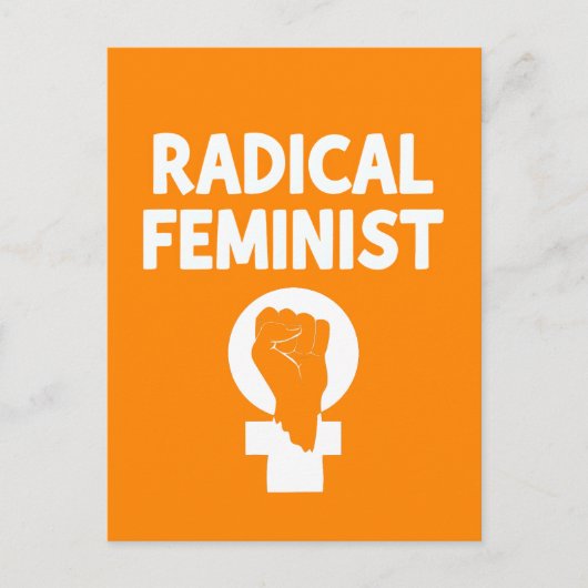 Radicaal Feministisch Briefkaart (Voorkant)