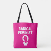 Radicaal Feministisch Tote Bag (Achterkant)