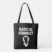 Radicaal Feministisch Tote Bag (Achterkant)