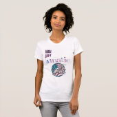 Radicaal-linkse krankzinnige Waterverf T-shirt (Voorkant volledig)