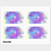 Radicaal Opgewaardeerd Abstract Rechthoekige Sticker (Vel)