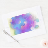 Radicaal Opgewaardeerd Abstract Rechthoekige Sticker (Envelop)