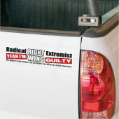 Radicaal rechts extremistisch bumpersticker (Op Truck)