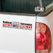 Radicaal rechts extremistisch bumpersticker (Op Truck)