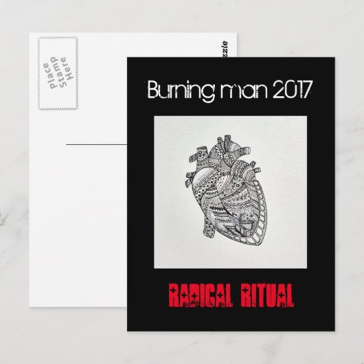Radicaal Ritual Briefkaart (Voorkant / Achterkant)