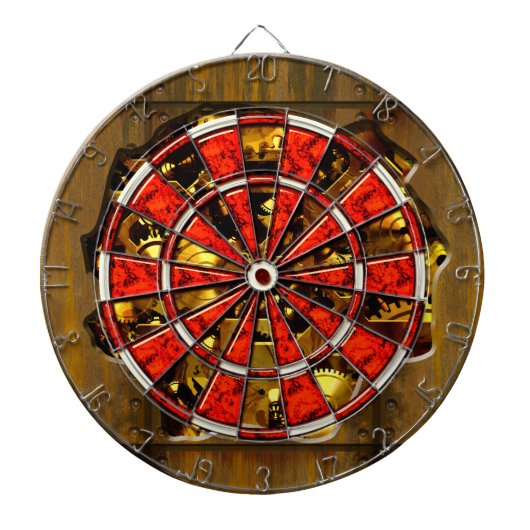 Radicaal Steampunk 3A Dart Board Dartbord (Voorkant)