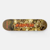 Radicaal Steampunk 3A-skateboard Persoonlijk Skateboard (Horizontaal)