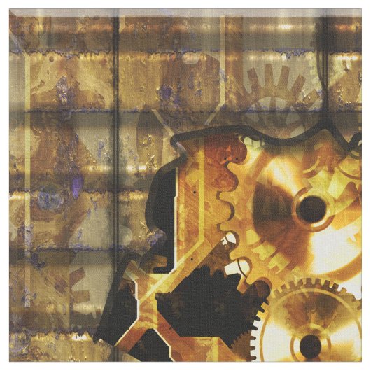 Radicaal Steampunk 4 Aangepast Stof (Close Up)