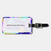 Radical 80's Boombox Bagagelabel (Voorkant horizontaal)