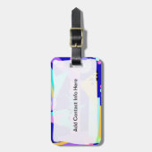 Radical 80's Boombox Bagagelabel (Voorkant verticaal)