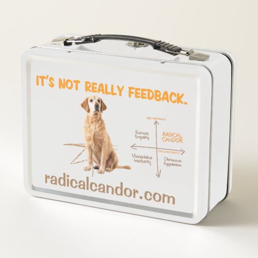 Radical Candor Lunch Box (Achterkant)