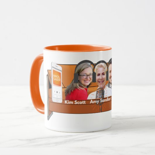 Radical Candor Podcast Coffee Mok (Voorkant links)